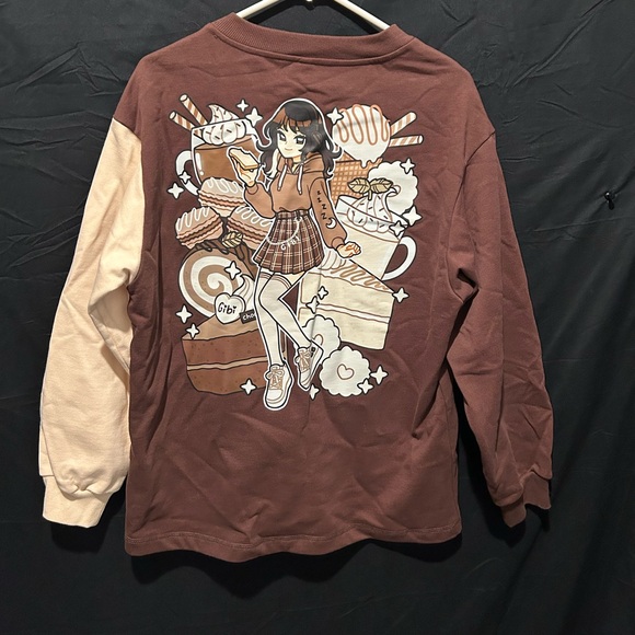 Gibi ASMR RARE Merch Crewneck Two-Tone UNISEX - Picture 3 of 3